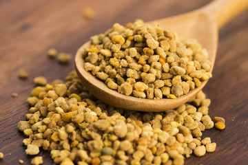 Bee pollen closeup