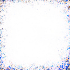 illustration of abstract background blurred magic neon lights