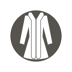 Woman coats vector icon