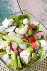 fresh vegetable salad