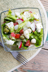 fresh vegetable salad
