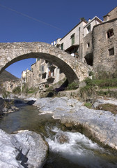 typical ligurian village
