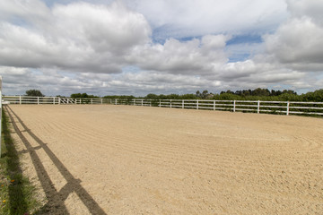 View of a horse arena (picadero) used for training and relaxation. © Mauro Rodrigues
