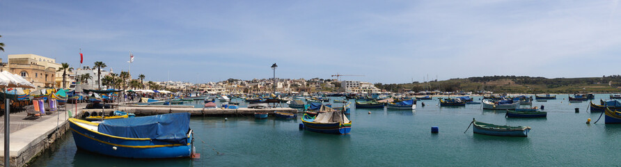 Port de Marsaxlokk et ses Luzzus
