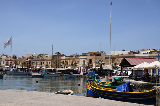 Port de Marsaxlokk et ses Luzzu