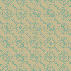 Vintage seamless pattern in the Chinese style.
