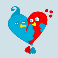 Obraz premium Vector Symbol of Love