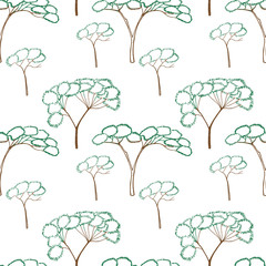 African Mountain idealistic landscape