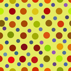 Art color dots generated seamless texture