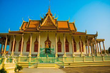 The Royal palace in  Phnom Penh, Cambodia.