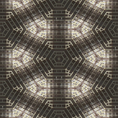 Metal lattice seamless generated texture