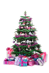 decorated Christmas tree