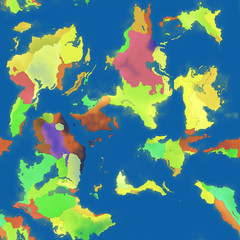 Abstract world map seamless generated texture