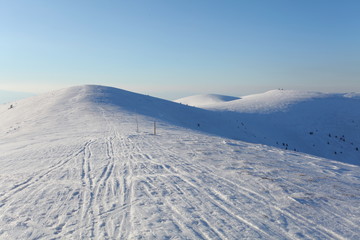 Fototapeta na wymiar Slovakia winter mountain - Velka Fatra