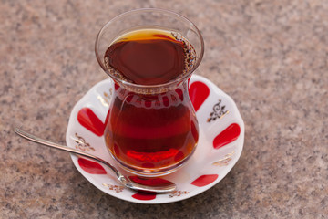 Turkish tea/Traditional serving of tea