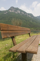 bench on the lake