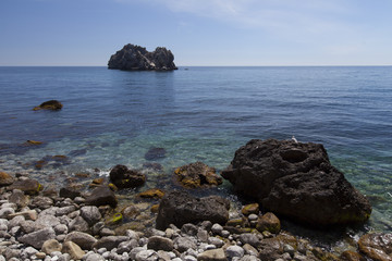 Sea coast in Crimea