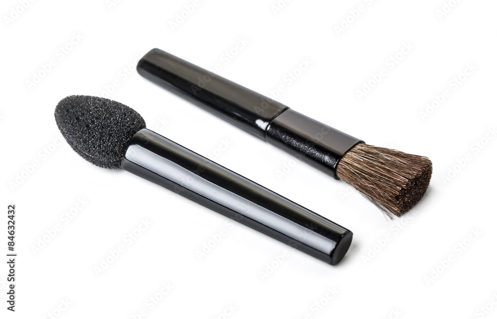 Wall mural cosmetic brush