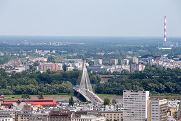 Warszawa z tarasu Pałacu Kultury i Nauki © FotoKieltyka.pl