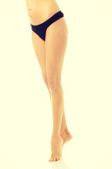 Fototapeta premium Close up on perfect female legs 