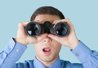 BinocularsMarketing, Business, Men.