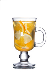 Punch in a glass mug