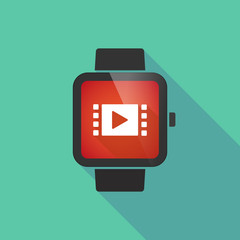 Smart watch with a multimedia sign