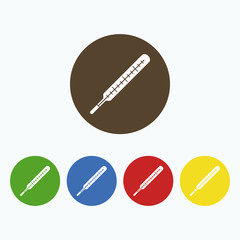 Simple icons Medical thermometer.