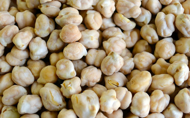 Chickpeas background