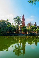 Hanoi vietnam  Tran Quoc Pagoda - Hanoi, Vietnam.it's a famous tourist destination in hanoi, vietnam