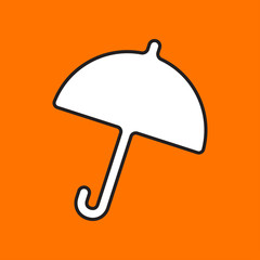 Vector umbrella icon. Eps10