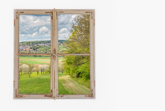 Fenster mit Blick auf Fränkische Schweiz II