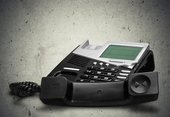 Telephone, Business, White.