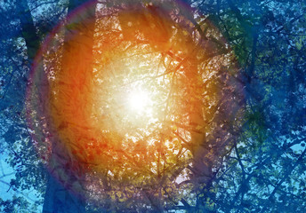 Bright beautiful sunlight
