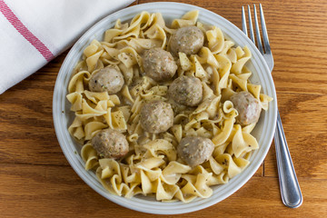 Meatball Stroganoff