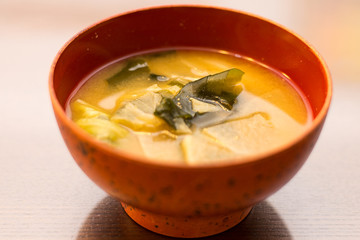 ワカメのみそ汁