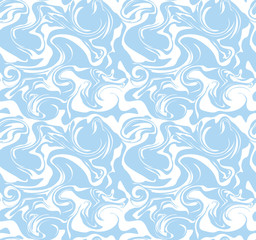 Background of the marble pattern./Blue color. Seamless pattern.
