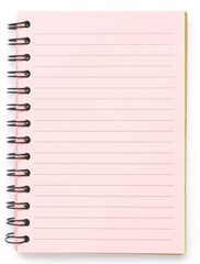 Pink notebook