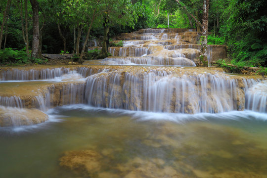 Waterfall in Thamphatai National Park , Thailand © voranat