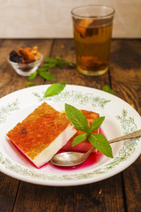 cottage cheese casserole and compote