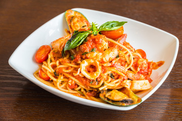Spaghetti seafood