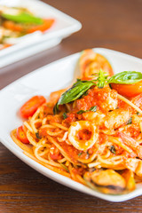 Spaghetti seafood