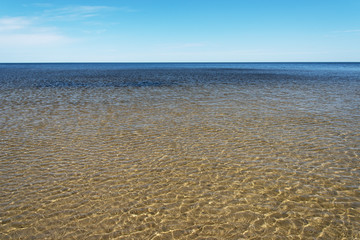 Calm in Baltic sea.
