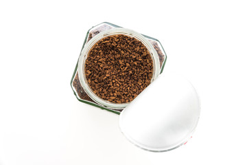 Jar of bottle coffee