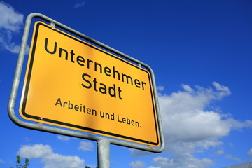 Unternehmer Stadt Arbeiten und Leben