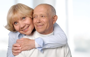 Senior Adult, Senior Couple, Smiling.