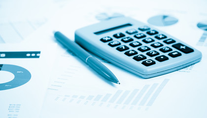 business chart showing financial success at the stock market
