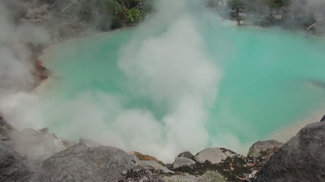 Beppu Oita,Japan at hot spring