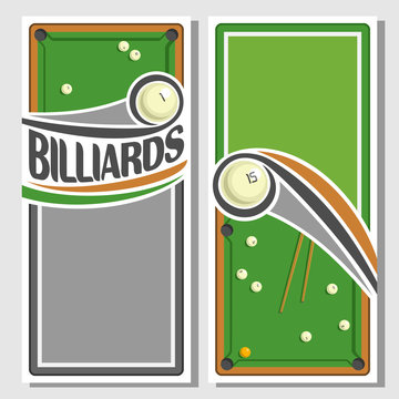 Background images for text on the subject of billiard