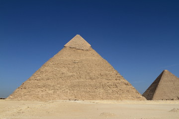 Die Pyramiden und Sphinx von Gizeh in Ägypten 